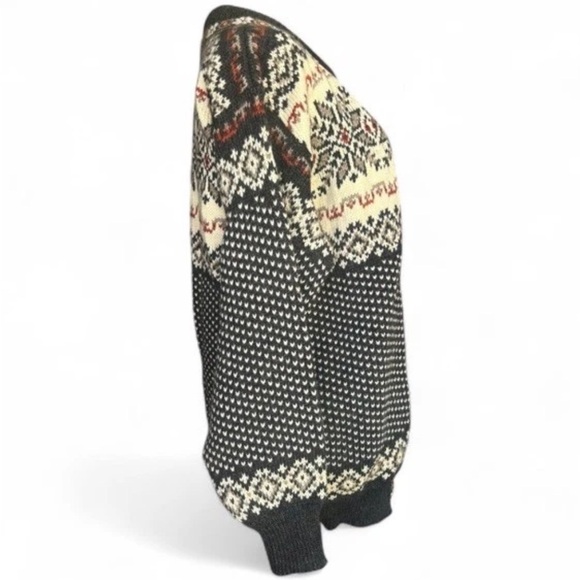 Dale Of Norway Fair Isle Nordic Wool Cardigan Clasp Sweater Men’s Small (Unisex) - Picture 5 of 12